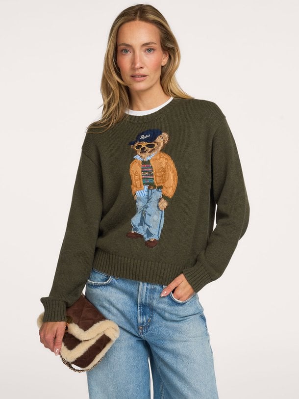 SWEATER-PULLOVER Katoenen gebreide trui