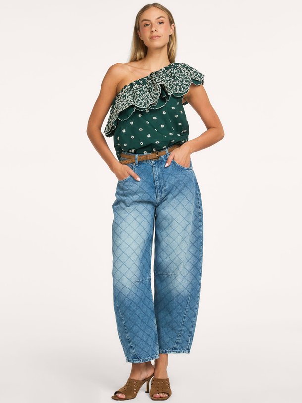 KATSU BARREL LEG JEANS Katsu, high waist barrel fit jeans