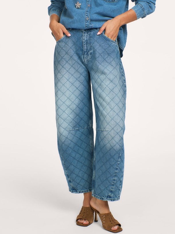 KATSU BARREL LEG JEANS Katsu, high waist barrel fit jeans
