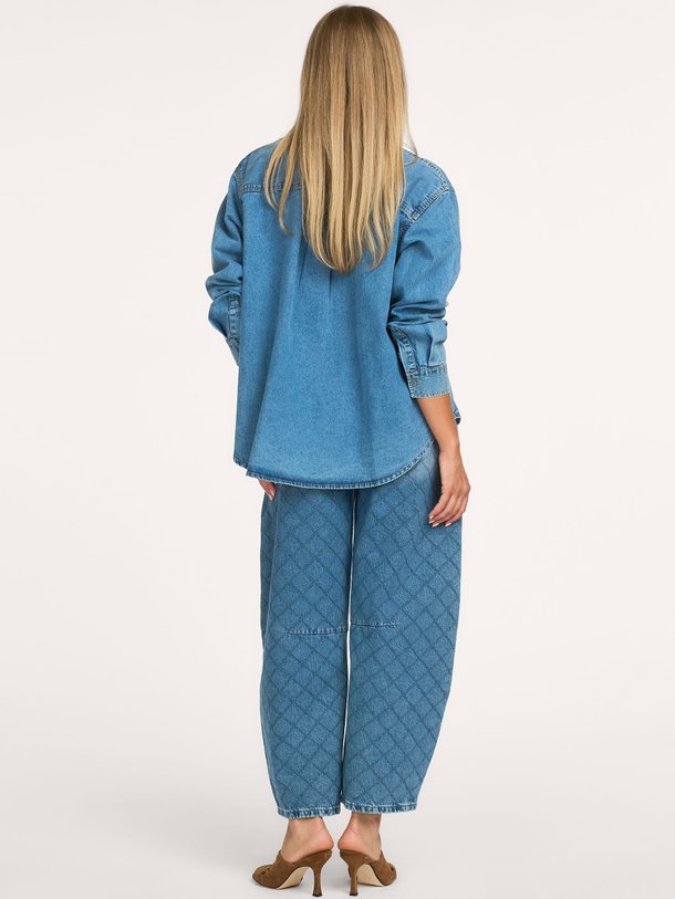 KATSU BARREL LEG JEANS Katsu, high waist barrel fit jeans
