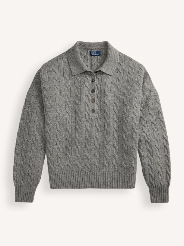 Wol/cashmeremix polo trui