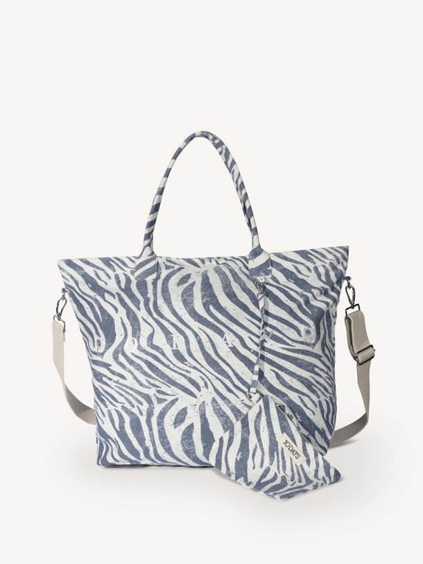 beach shopper zebra Katoenen beach shopper