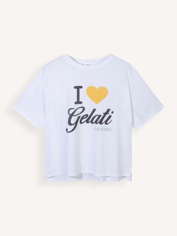 Gelatie, organic cotton oversized t-shirt