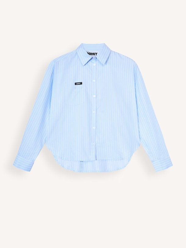 BERRO Berro, katoenen gestreepte blouse