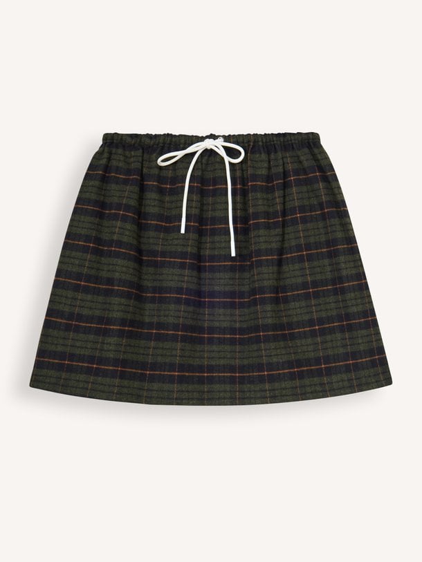 Jess, katoenmix geruite rok