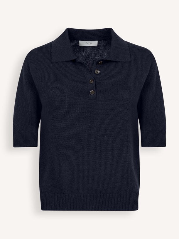Obsession, merino wolmix polo top