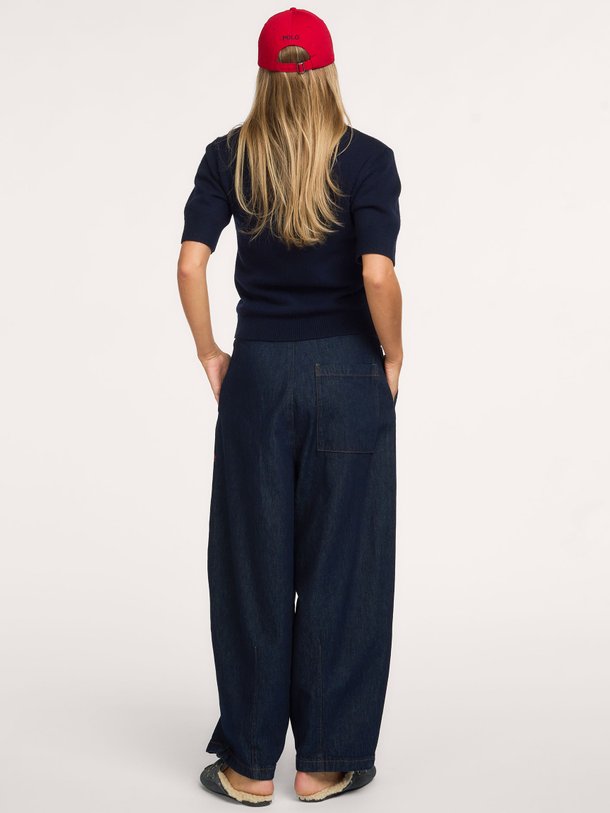 Obsession, merino wolmix polo top