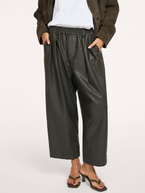 Kick, leatherlook broek