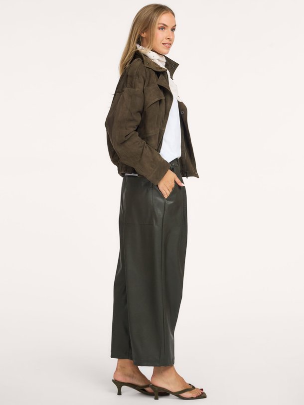 Kick, leatherlook broek