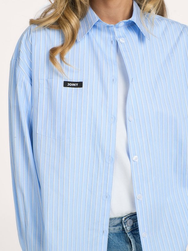 Sara, katoenen gestreepte blouse