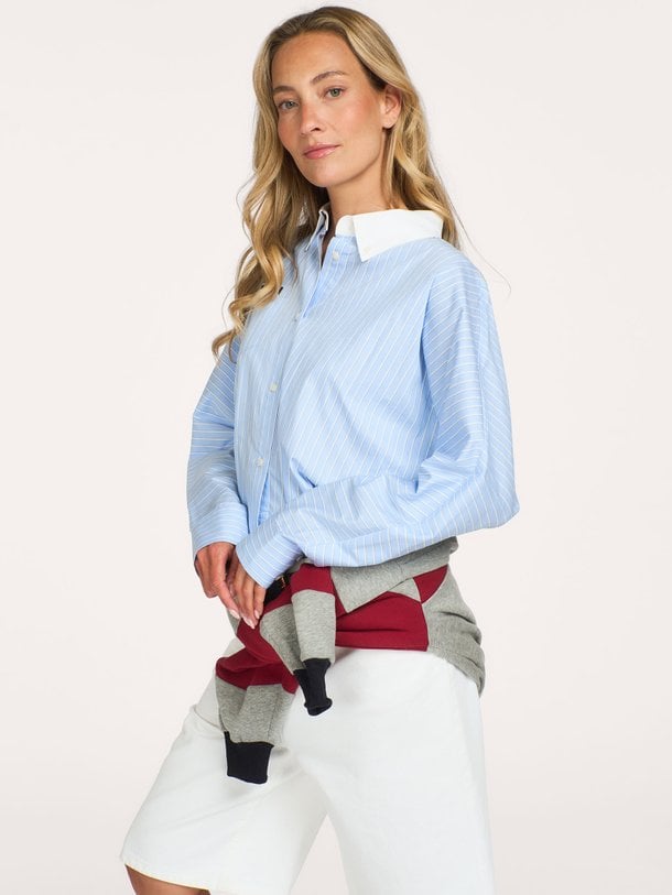 Sara, katoenen gestreepte blouse