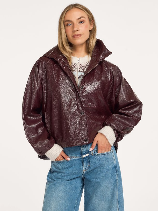Onana, leatherlook jack