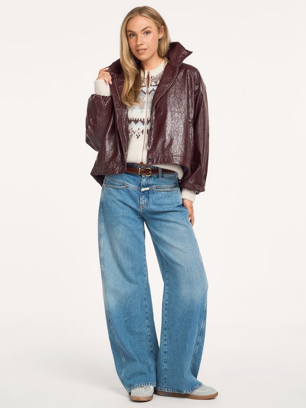 Onana, leatherlook jack