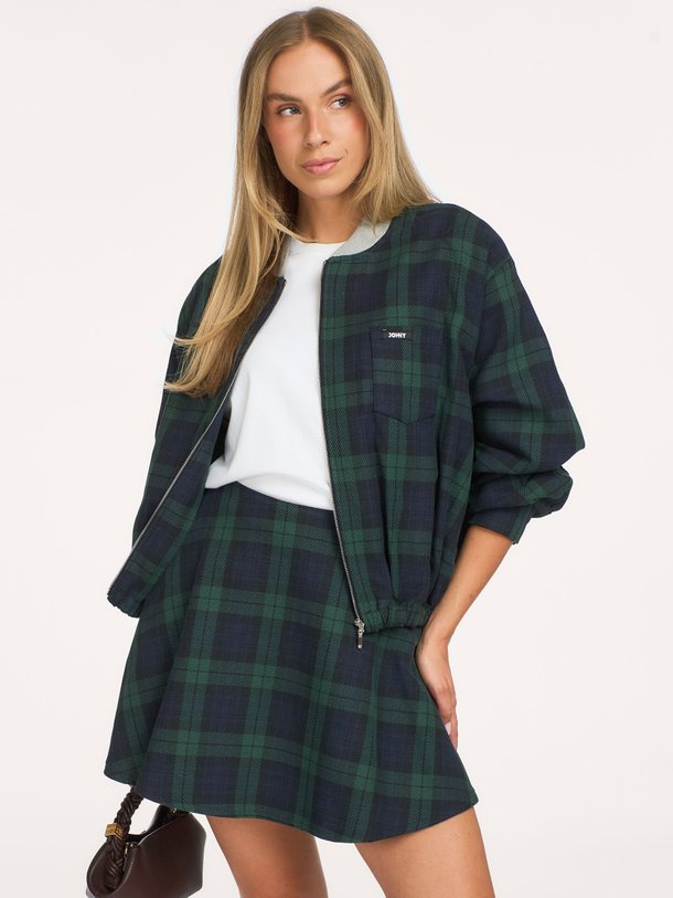 Cooper, organic cotton geruit jack
