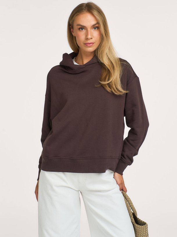 Organic cotton hoodie met logo