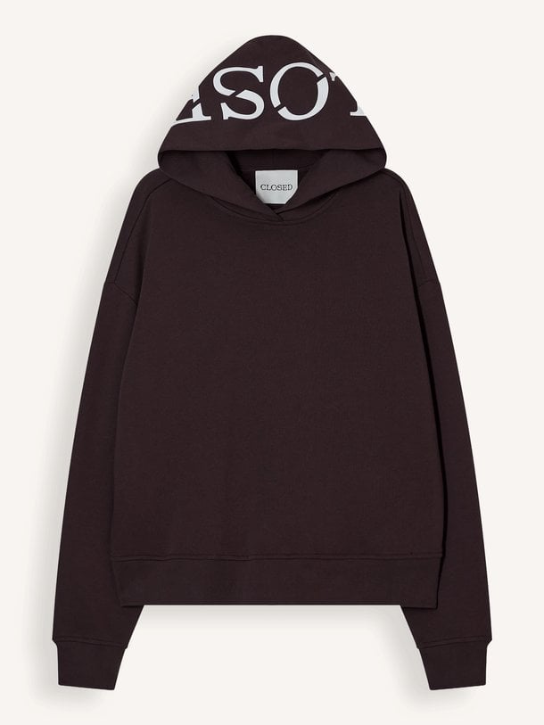 CLOSED HOODIE Organic cotton hoodie met logo