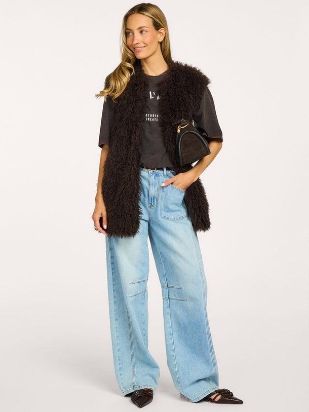 Lagotto, geweven fake fur gilet