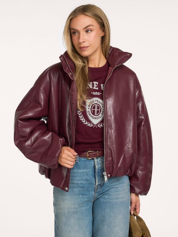 CYRUS JACKET Cyrus, leermix jack