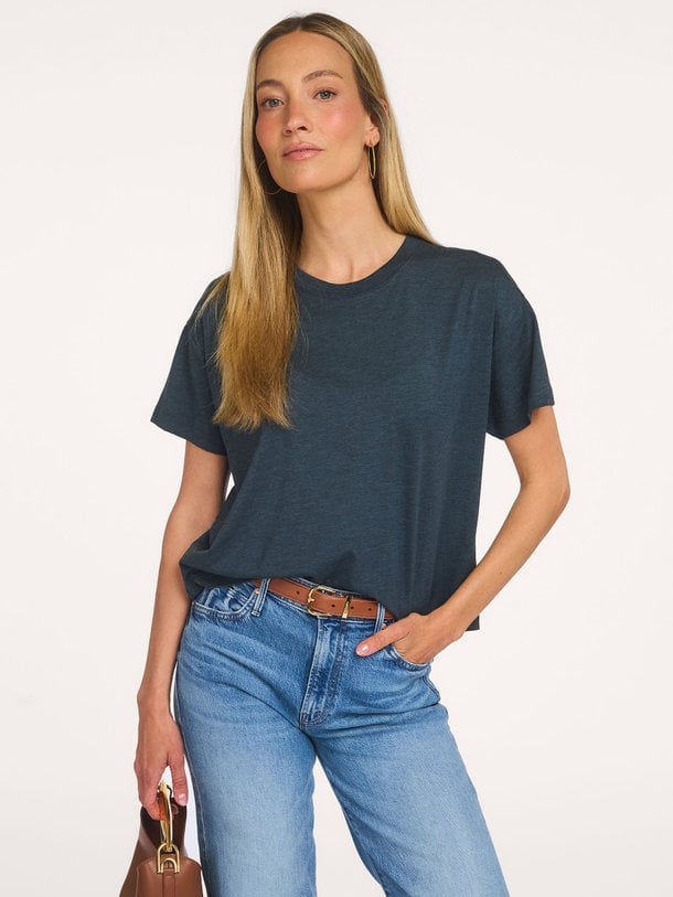 Too, lyocell/katoenmix T-shirt