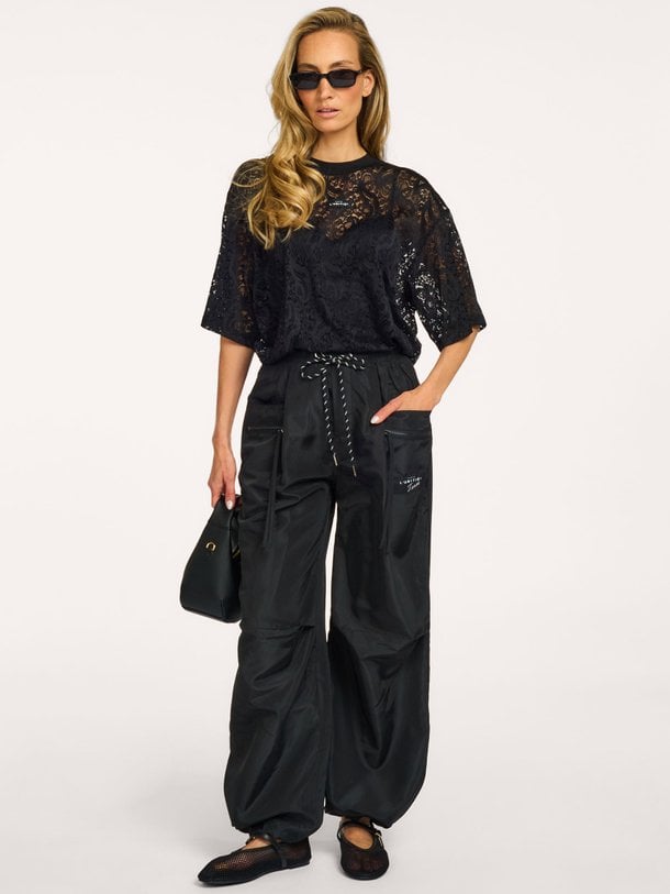 Cargo Zip Pocket Tall Pant Geweven cargo broek