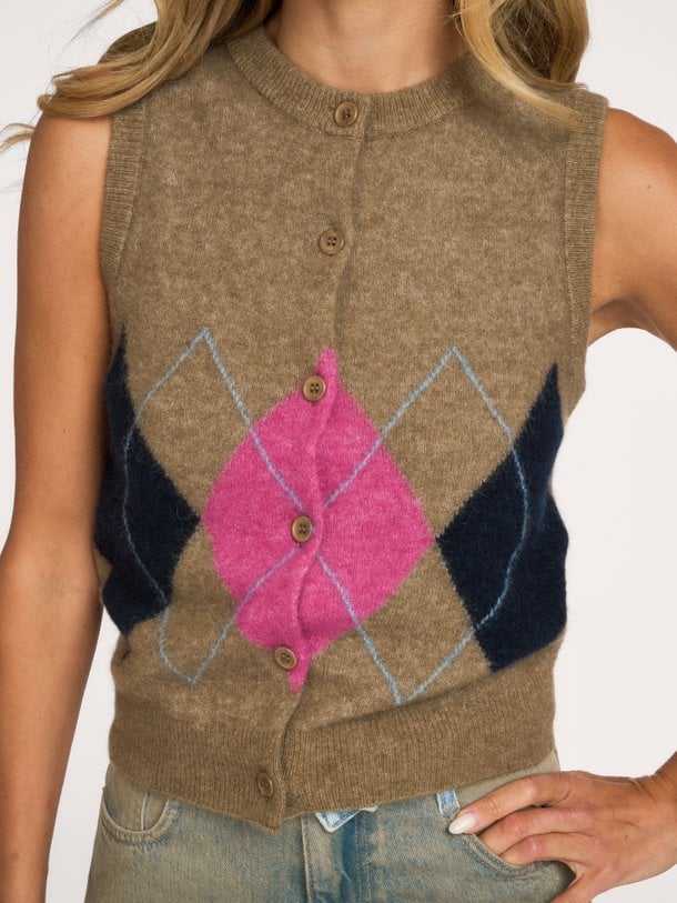 SANOURA VEST 15556 Sanoura, alpaca/wolmix gilet