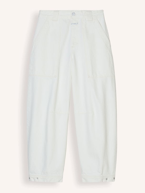 Rhannon, mid waist barrel fit non-stretch jeans
