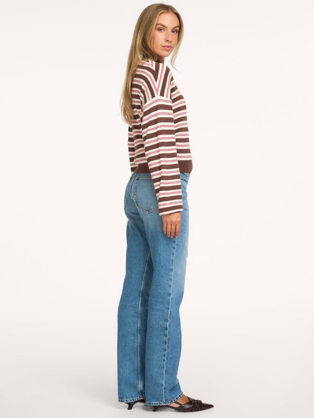 SATESSERA JEANS 16138 Satessera, high waist straight fit jeans