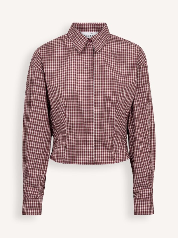 Musa, katoen geruite blouse