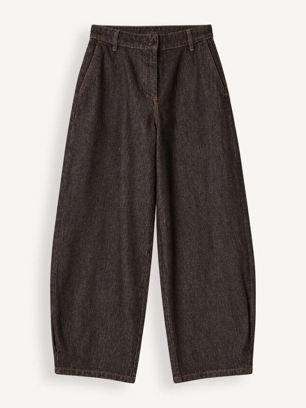 Carles, high waist barrel fit jeans