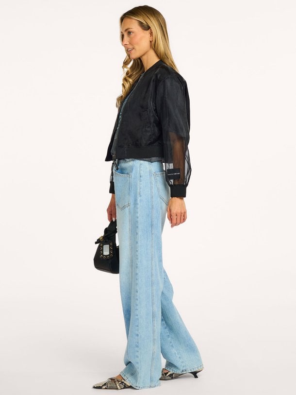 Organza Bomber Geweven bomber jack