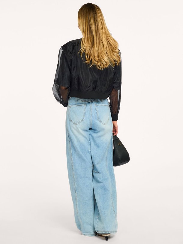Organza Bomber Geweven bomber jack