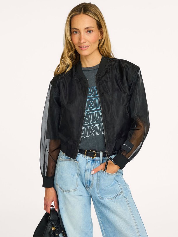 Organza Bomber Geweven bomber jack