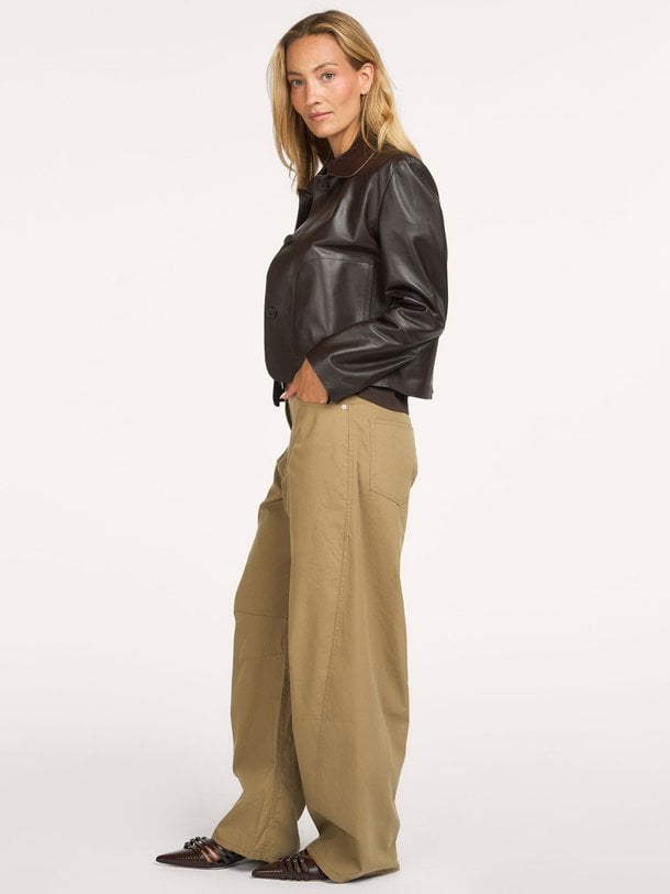 SAHARPO TROUSERS 16179 Sahapro, high waist barrel fit jeans