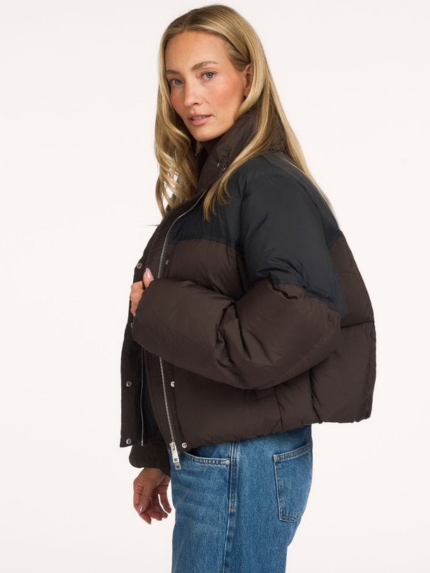 SAFERN PUFFER JACKET 16159 Safern, geweven gewatteerde jas