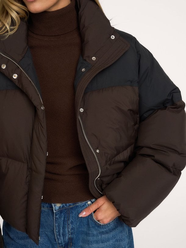 SAFERN PUFFER JACKET 16159 Safern, geweven gewatteerde jas