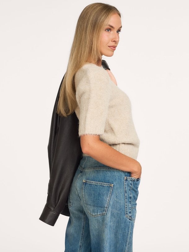 SAJEANNE TOP 15425 Sajeanne, alpacamix trui