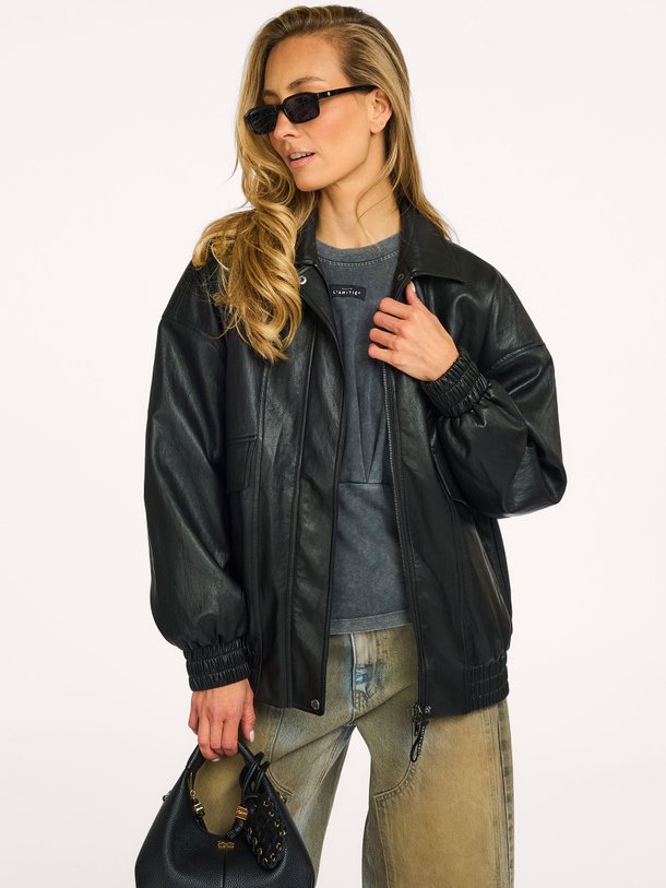 Rizz PU Jacket Rizz, leatherlook jack