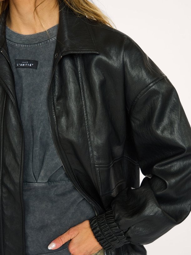 Rizz PU Jacket Rizz, leatherlook jack