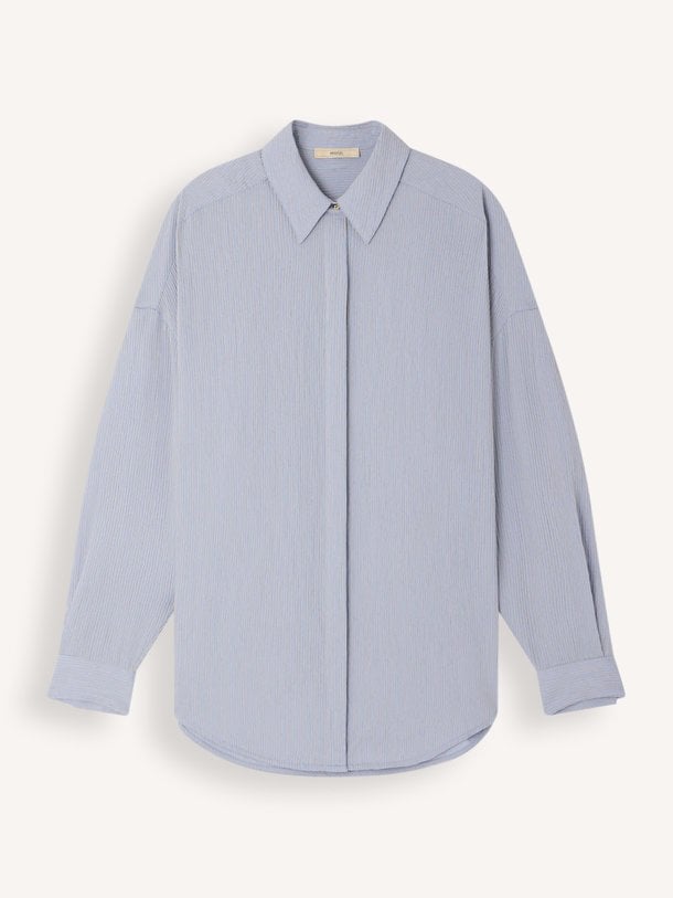 Liza, viscosemix gestreepte blouse