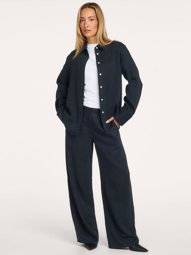 Saroko, lyocell barrel broek