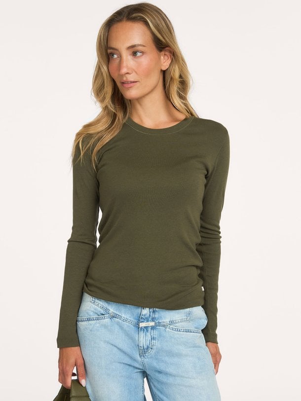 Crewneck longsleeve Katoenmix longsleeve