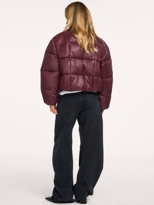 Climb Crop Pocket Jacket Geweven gewatteerde jas