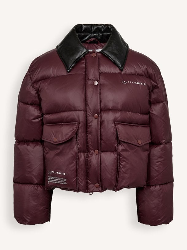 Climb Crop Pocket Jacket Geweven gewatteerde jas