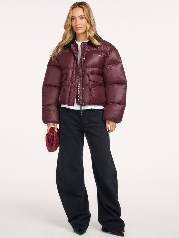 Climb Crop Pocket Jacket Geweven gewatteerde jas