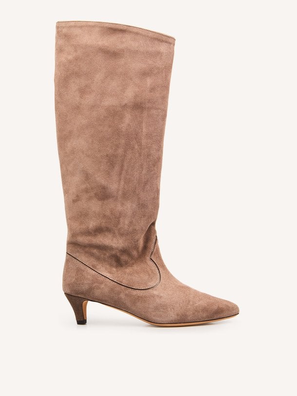 Hillerie 40 stiletto Hillerie, suède laarzen