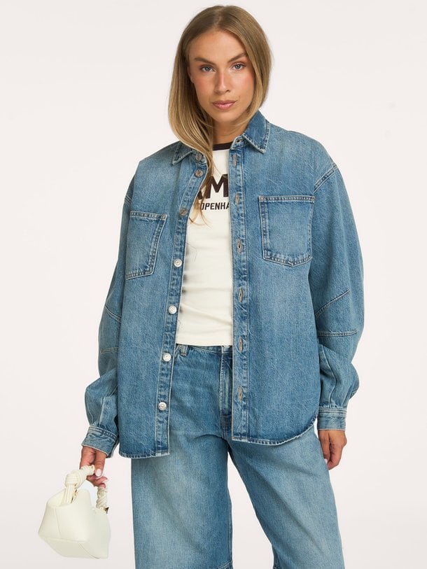 Saharp, denim overshirt