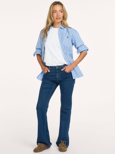 JOVANNA Jovanna, mid waist flared fit jeans