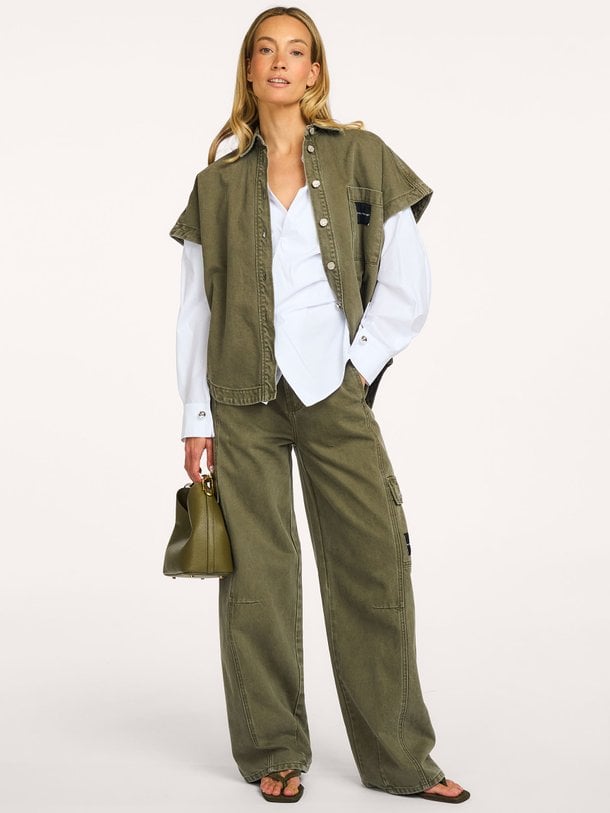 Bell Zip Ball Shirt Katoenmix top