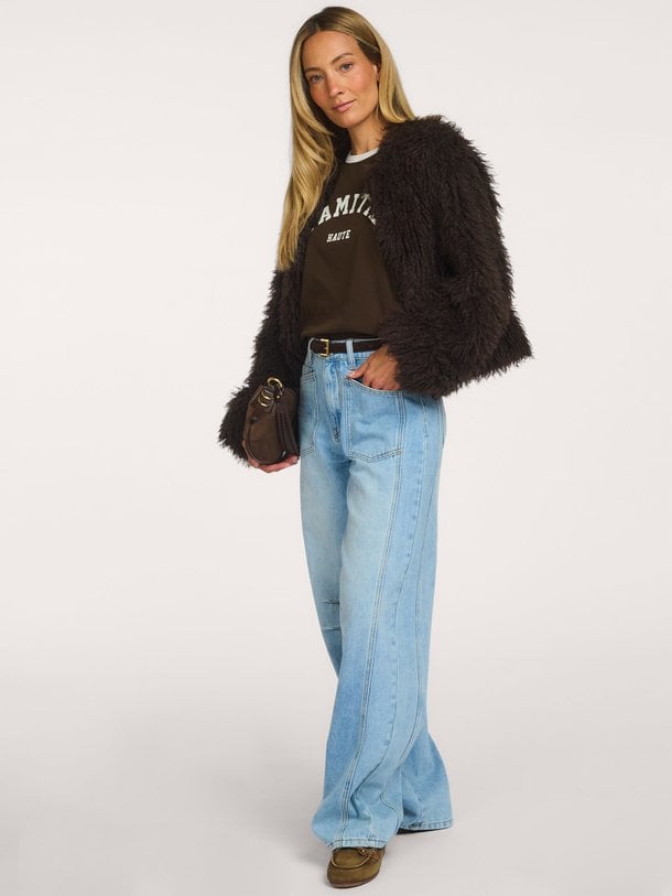 Barrel Front Pocket Tall Jeans High waist barrel fit jeans