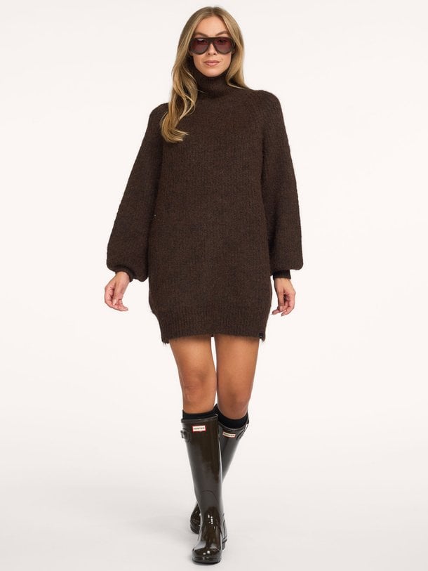 Darcia Rib Collar Knit Darcia, wolmix oversized trui